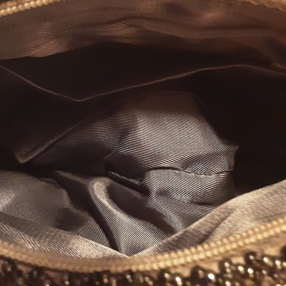 Sequined small hand clutch bag - Picture 4 of 4